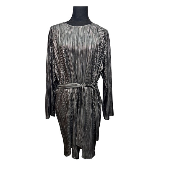 Smash + Tess Tasia Mini Dress Black Metallic - Picture 2 of 12